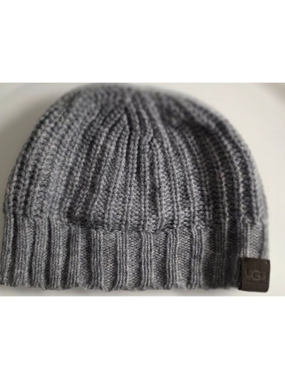 UGG Australia Gray Knit Beanie Hat